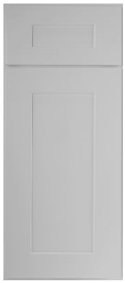 White Shaker door swatch