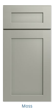 Shaker Moss cabinet from Diamond Series