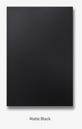Matt Black cabinet from North Series European Collection