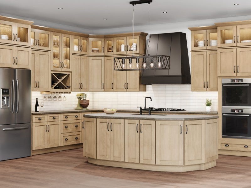 Shaker Honey cabinet from Framed Capital Collection