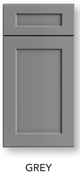 Shaker Grey cabinet from Framed Capital Collection