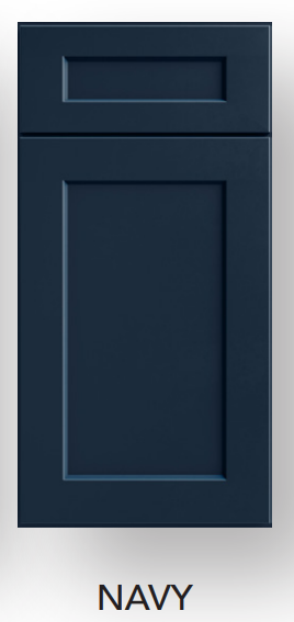 Shaker Navy cabinet from Framed Capital Collection