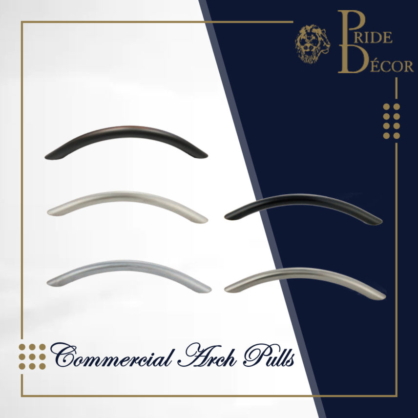 Commercial Arch Pulls — decorative cabinet hardware collection by Pride Industrial