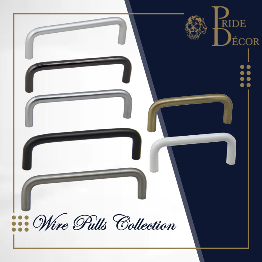 Wire Pulls Collection — decorative cabinet hardware collection by Pride Industrial