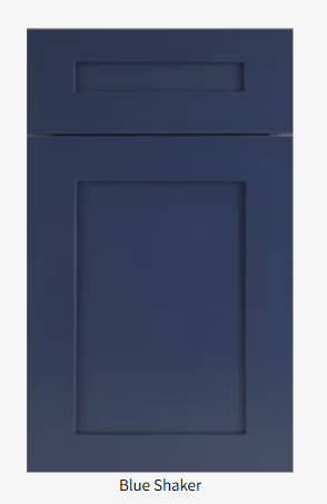 Blue Shaker cabinet from North Series Nordic Collection